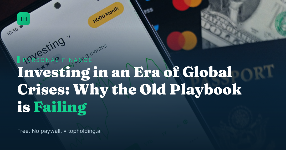 Investing in an Era of Global Crises: Why the Old Playbook is Failing