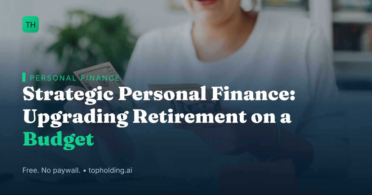 Strategic Personal Finance: Upgrading Retirement on a Budget