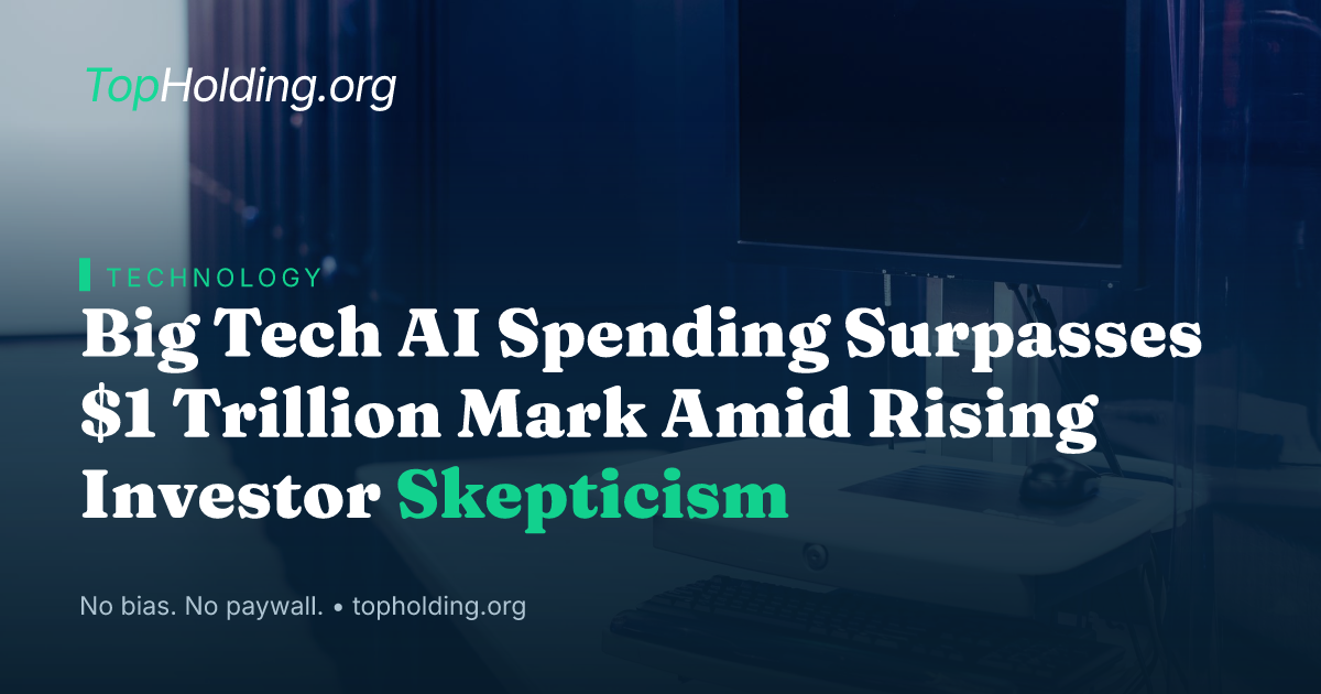 Big Tech AI Spending Surpasses $1 Trillion Mark Amid Rising Investor Skepticism