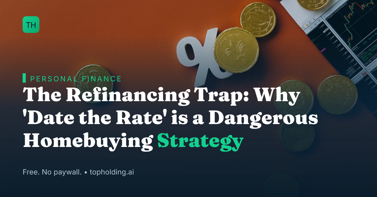 The Refinancing Trap: Why 'Date the Rate' is a Dangerous Homebuying Strategy
