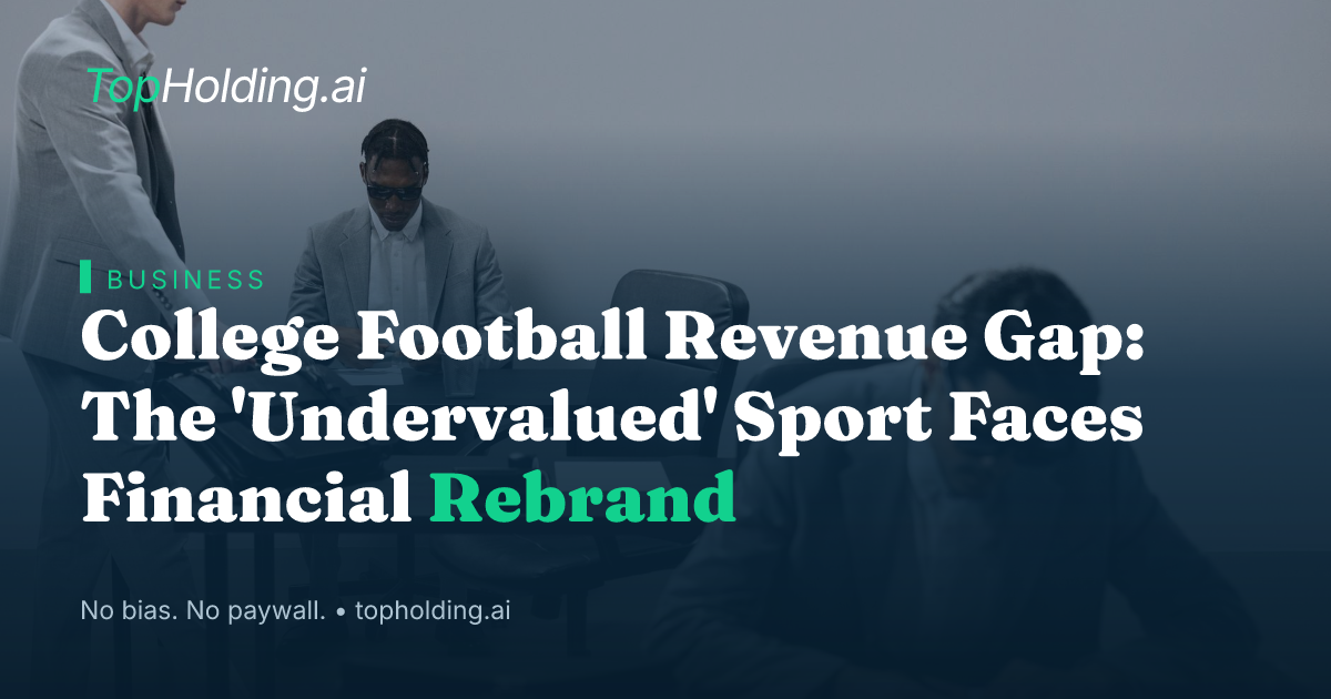 College Football Revenue Gap: The 'Undervalued' Sport Faces Financial Rebrand