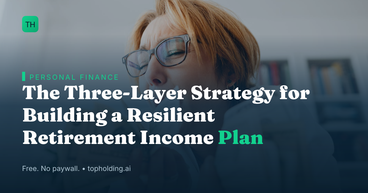 The Three-Layer Strategy for Building a Resilient Retirement Income Plan