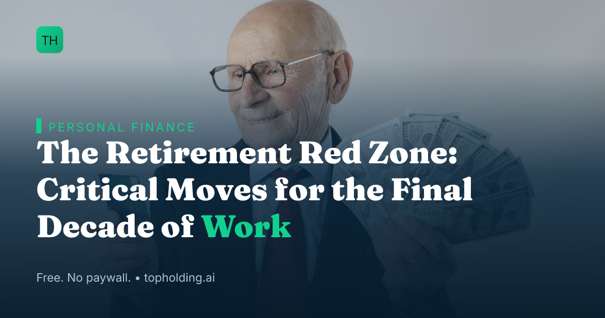 The Retirement Red Zone: Critical Moves for the Final Decade of Work