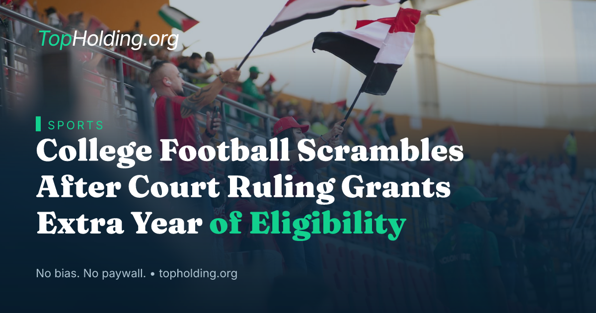 College Football Scrambles After Court Ruling Grants Extra Year of Eligibility