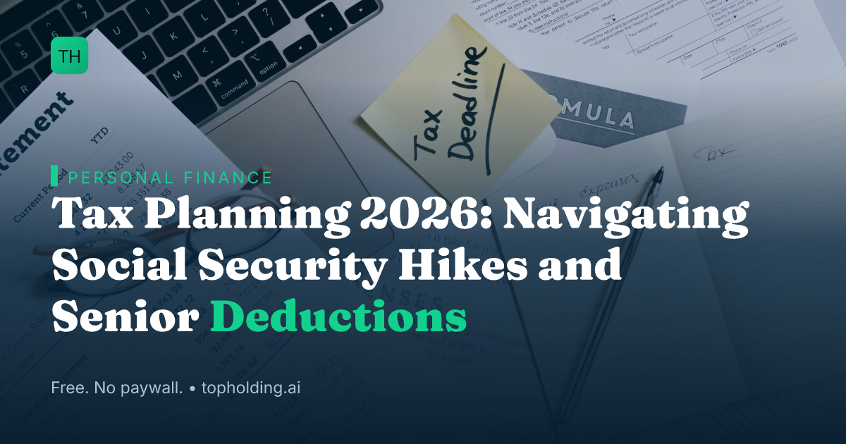 Tax Planning 2026: Navigating Social Security Hikes and Senior Deductions