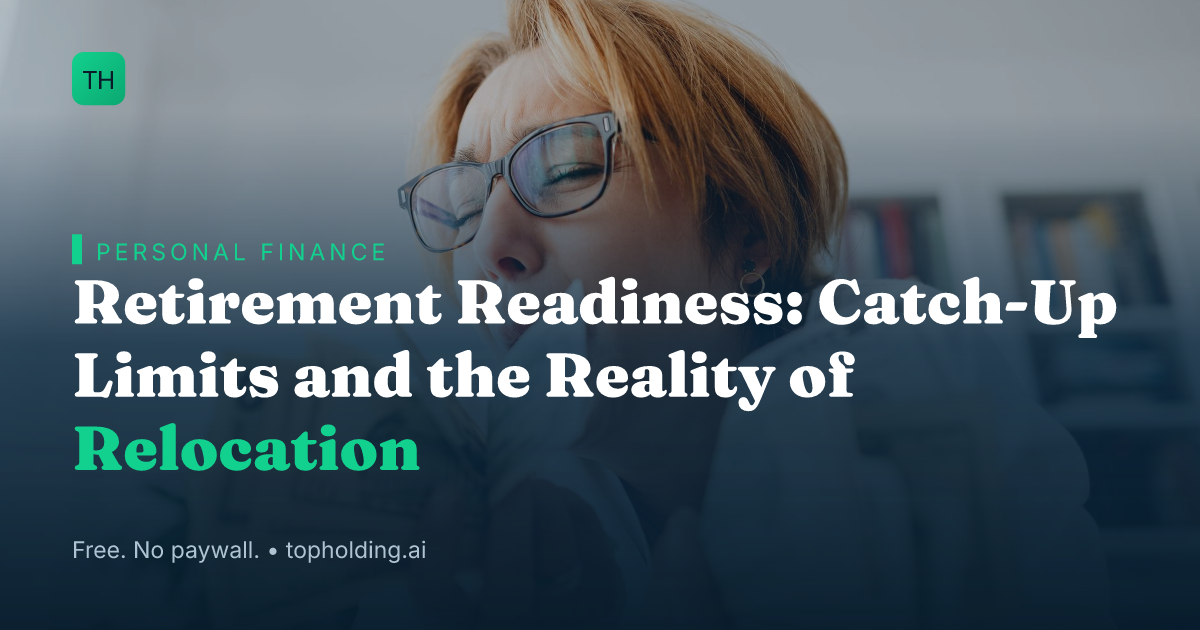 Retirement Readiness: Catch-Up Limits and the Reality of Relocation