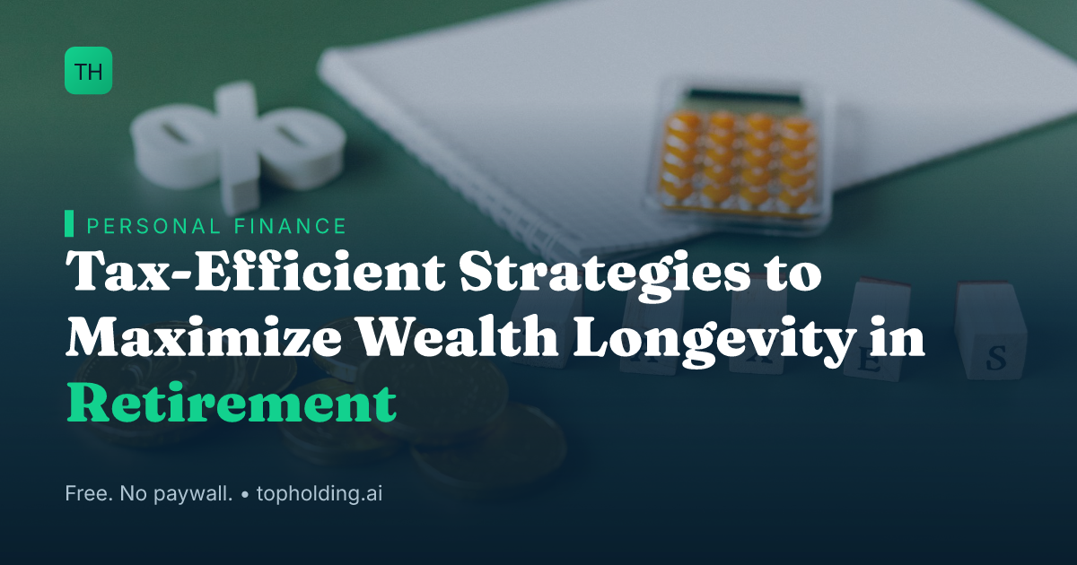 Tax-Efficient Strategies to Maximize Wealth Longevity in Retirement