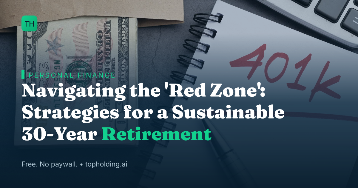 Navigating the 'Red Zone': Strategies for a Sustainable 30-Year Retirement