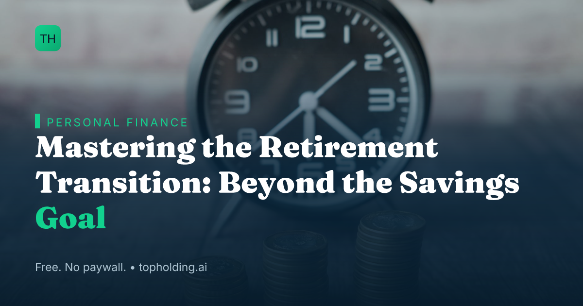 Mastering the Retirement Transition: Beyond the Savings Goal