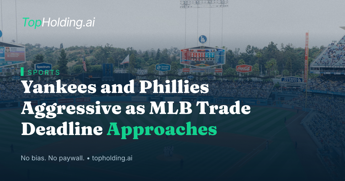 Yankees and Phillies Aggressive as MLB Trade Deadline Approaches