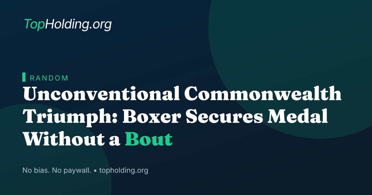 Unconventional Commonwealth Triumph: Boxer Secures Medal Without a Bout