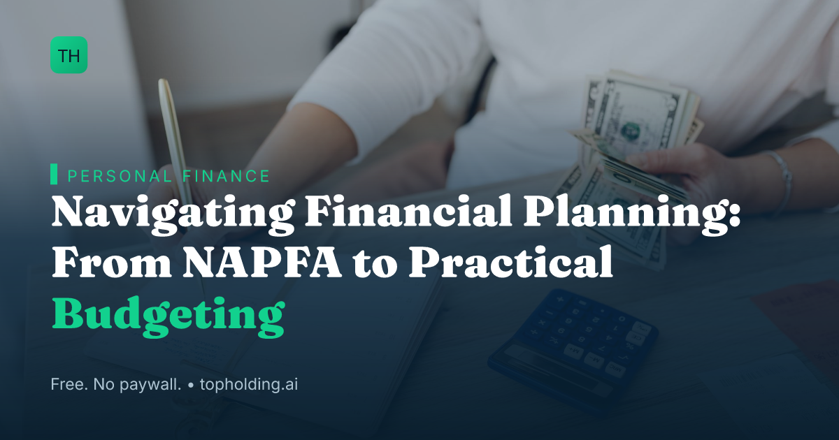 Navigating Financial Planning: From NAPFA to Practical Budgeting