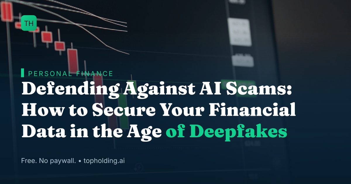Defending Against AI Scams: How to Secure Your Financial Data in the Age of Deepfakes