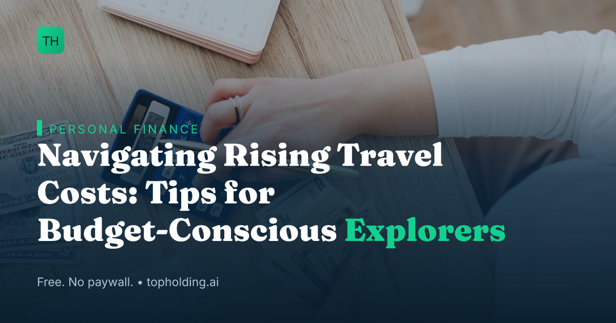 Navigating Rising Travel Costs: Tips for Budget-Conscious Explorers