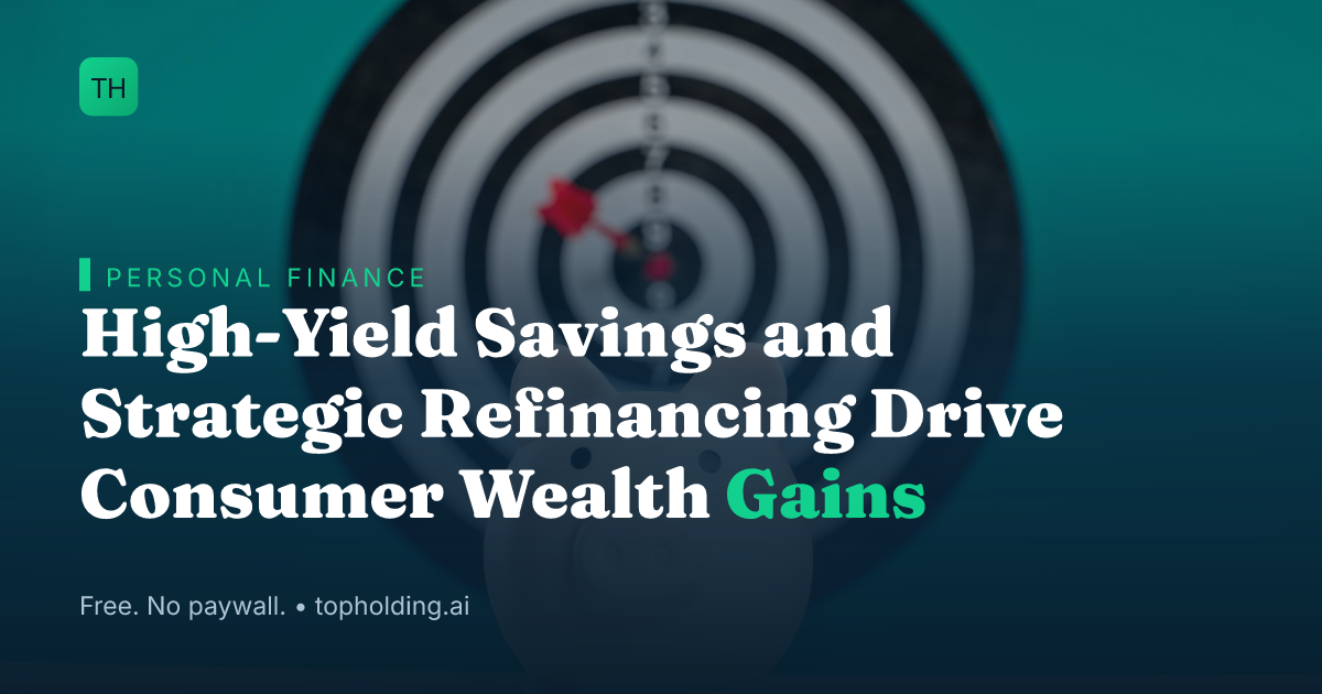 High-Yield Savings and Strategic Refinancing Drive Consumer Wealth Gains