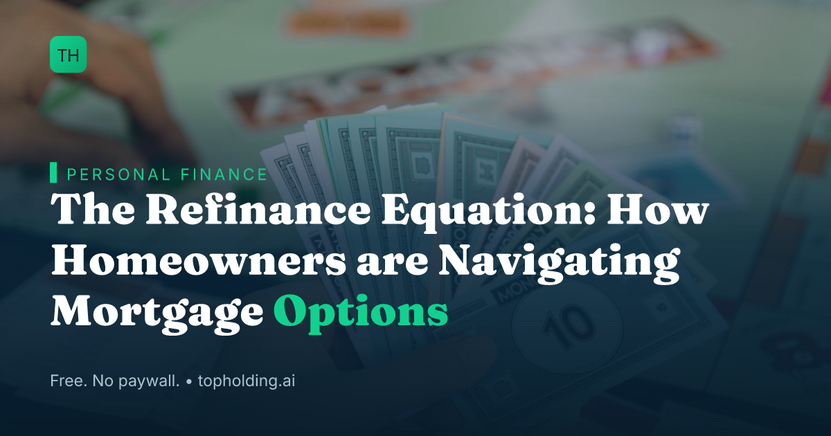 The Refinance Equation: How Homeowners are Navigating Mortgage Options