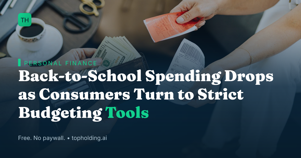 Back-to-School Spending Drops as Consumers Turn to Strict Budgeting Tools