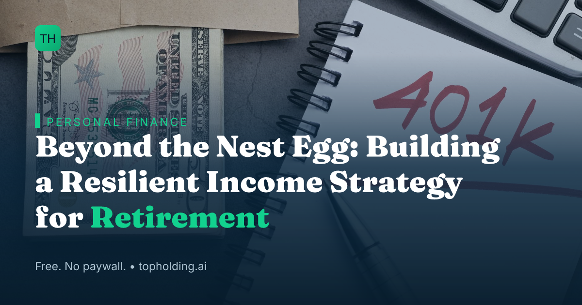 Beyond the Nest Egg: Building a Resilient Income Strategy for Retirement